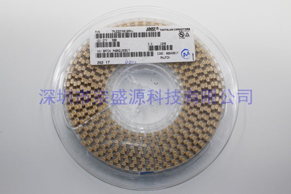 AVX钽电容 227A 10V 220UF D型 7343-31